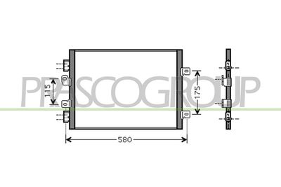 CONDENSATOR CLIMATIZARE PRASCO RN916C003