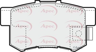 Brake Pad Set APEC PAD1010