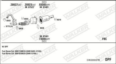 ABGASANLAGE WALKER CIK020037B