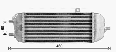 INTERCOOLER COMPRESOR AVA QUALITY COOLING HY4477 1