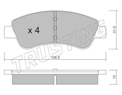 SET PLACUTE FRANA FRANA DISC TRUSTING 3360