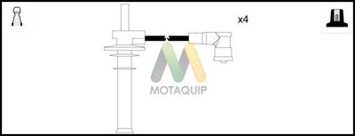 Комплект проводов зажигания MOTAQUIP LDRL1386 для PROTON GEN