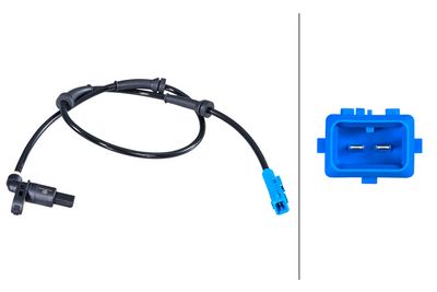 датчик, обороти на колелото HELLA 6PU 009 106-551