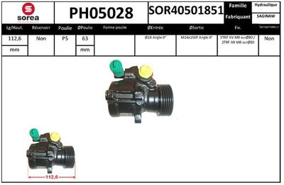 HYDRAULIKPUMPE LENKUNG SNRA PH05028