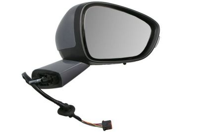 Zijspiegel Rechts (elektrisch, in reliëf, met verwarming, under-coated, met indicator, met temperatuursensor) past: CITROEN C4 GRAND PICASSO II, C4 SPACETOURER 02.13-