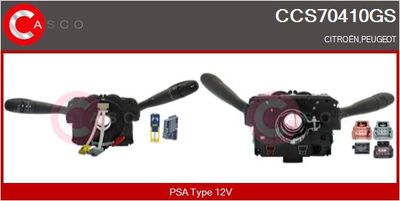 Spínač řízení CASCO CCS70410GS