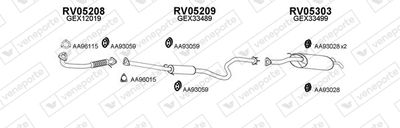SISTEM DE ESAPAMENT VENEPORTE 050075