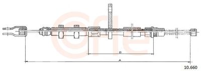 CABLU FRANA DE PARCARE