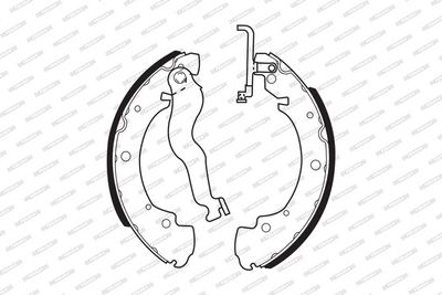 SET SABOTI FRANA FERODO FSB428 1