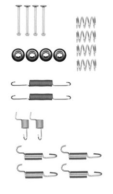 ZUBEHöRSATZ FESTSTELLBREMSBACKEN