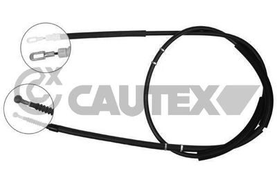 Тросик, cтояночный тормоз CAUTEX 468237 для SEAT EXEO