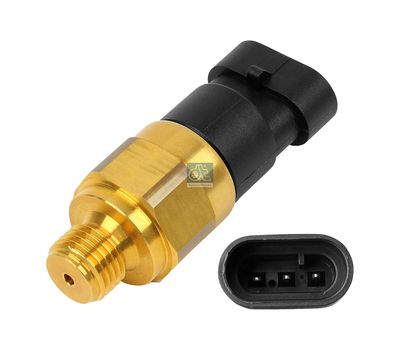 Oliedruksensor (16bar, 3 pin, zwart) past: MAN L2000, M 2000 L, M 2000 M, TGA, TGL I, TGM I D0826LFL03-D0836LFLAQ 08.95-