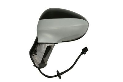 Zijspiegel Links (elektrisch, asferisch, met verwarming, under-coated, elektrisch opklapbaar) past: OPEL ZAFIRA C 10.11-12.19