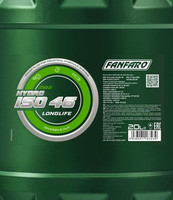 FANFARO Hydro ISO 46 Longlife 20L