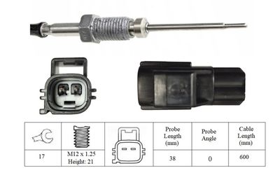 SENZOR TEMPERATURA GAZE EVACUARE LUCAS LGS7174