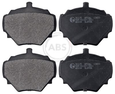 Brake Pad Set, disc brake 36125