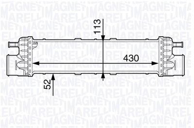 Интеркулер MAGNETI MARELLI 351319202520 для MERCEDES-BENZ G-CLASS