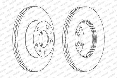 DISC FRANA FERODO DDF767 1