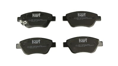 Комплект тормозных колодок, дисковый тормоз HART 223 107 для FIAT PANDA