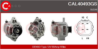 GENERATOR / ALTERNATOR CASCO CAL40493GS