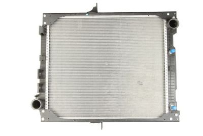 Motorradiator ((en) with frame, met een oliekoeler  met steunen) past: MERCEDES MK, NG, SK OM356.999-OM446.922 07.87-09.96