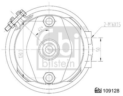 MEMBRANBREMSZYLINDER FEBI BILSTEIN 109128 1