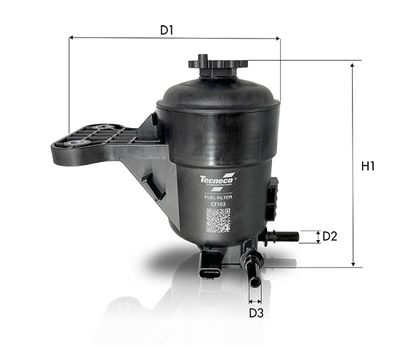 Obudowa, filtr paliwa TECNECO FILTERS CT102