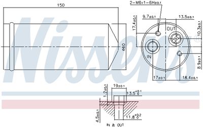 USCATOR AER CONDITIONAT NISSENS 95141 4