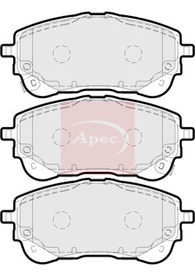 APEC Brake Pad Set, disc brake PAD2317