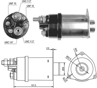 MAGNETI MARELLI Solenoidinis jungiklis, starteris