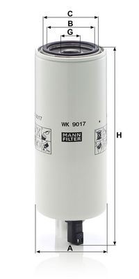 Palivový filtr MANN-FILTER WK 9017 x