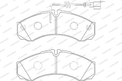 WAGNER WBP29121C Тормозные колодки и сигнализаторы для IVECO DAILY II Автобус A 40-12 (95819311, 95819315, 95819317, 95819331) WAGNER WBP29121C Тормозные колодки и сигнализаторы для IVECO DAILY II Автобус A 40-12 (95819311, 95819315, 95819317, 95819331)