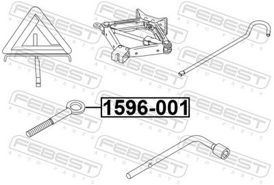 CâRLIG DE REMORCARE FEBEST 1596001 1