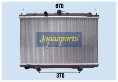 JAPANPARTS Radiatorius, variklio aušinimas
