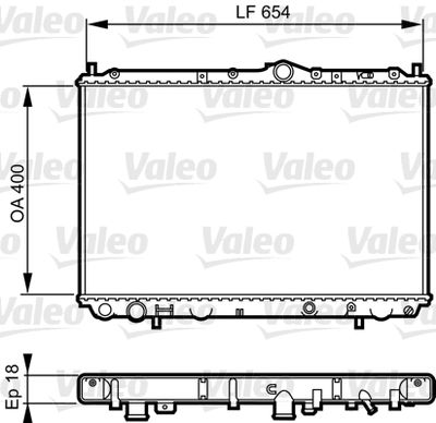 VALEO 732524 Крышка радиатора  для VOLVO V40 (Вольво В40)