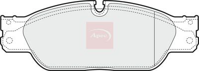 APEC Brake Pad Set, disc brake PAD1456