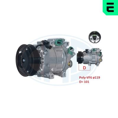 компресор, климатизация ERA 670037