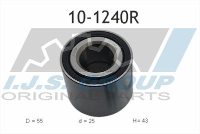 IJS GROUP 10-1240R Подшипник ступицы  для MERCEDES-BENZ A-CLASS (Мерседес А-класс)