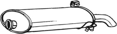 BOSAL Endschalldämpfer