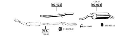 Układ wydechowy ASMET CI091001