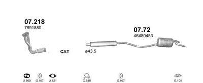 SISTEM DE ESAPAMENT POLMO POLMO00647