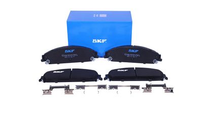 комплект спирачно феродо, дискови спирачки SKF VKBP 81115 A