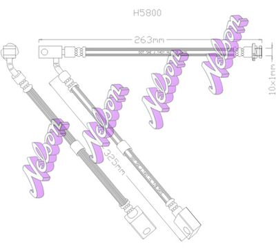 Тормозной шланг KAWE H5800 для NISSAN 350