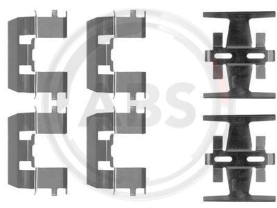 Комплектующие, колодки дискового тормоза A.B.S. 1208Q для HONDA SHUTTLE