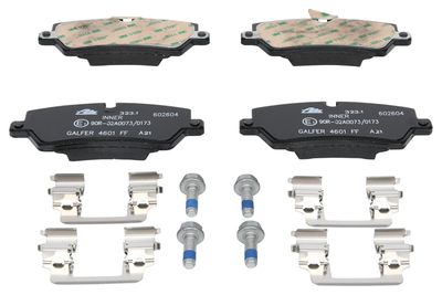 Brake Pad Set, disc brake 13.0460-2604.2