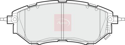 APEC Brake Pad Set, disc brake PAD1455