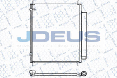 JDEUS 718M72 Радиатор кондиционера  для PEUGEOT  (Пежо Ион)