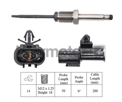 Sensor, exhaust gas temperature Intermotor 27425