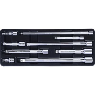 Ks Tools - Sada klbových predĺžení 1/4"+3/8"+1/2", 9ks