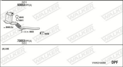 Изпускателна система WALKER VWK018989